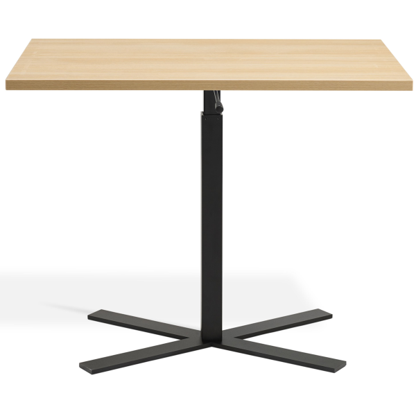 Boost Gas Lift Single Leg Table for Rectangular Tops