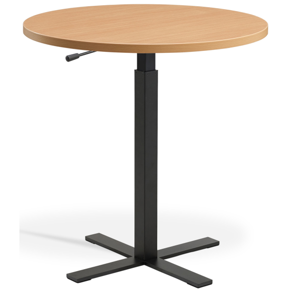 Boost Gas Lift Single Leg Table for Round Tops