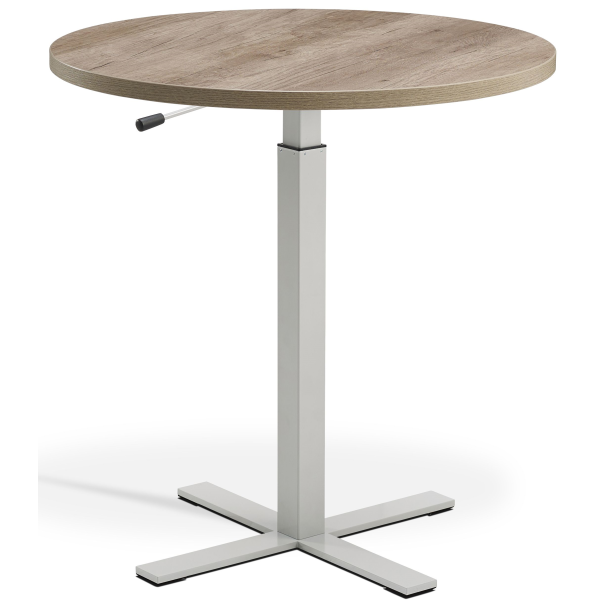 Boost Gas Lift Single Leg Table for Round Tops