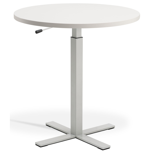 Boost Gas Lift Single Leg Table for Round Tops