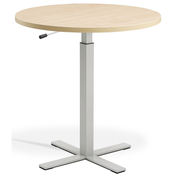 Boost Gas Lift Single Leg Table for Round Tops