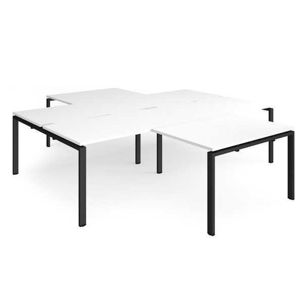 Adapt 4 Person Desk Cluster with Return Unit