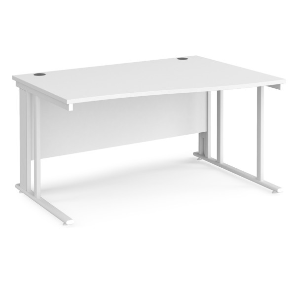 Maestro Cable Managed Leg Wave Desk