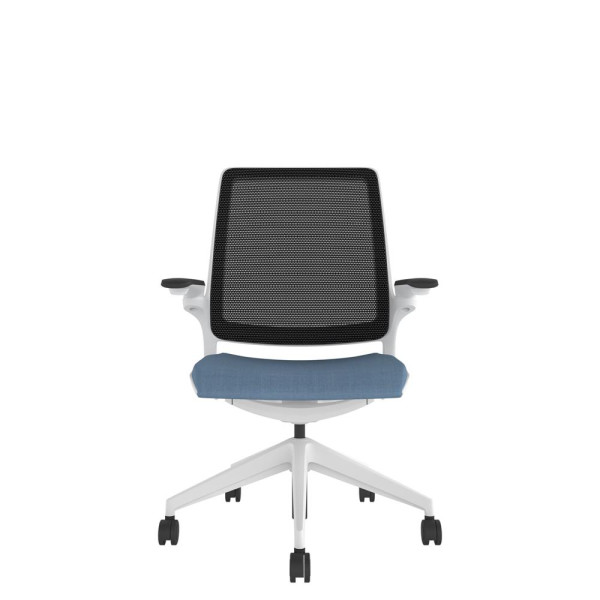 Designer Mesh Back Chair - White