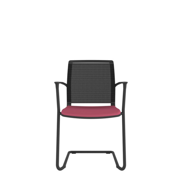 Mesh Back Chair With Cantilever Frame