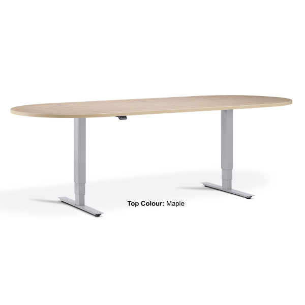 Advance 2400 Oval Height Adjustable Meeting Table