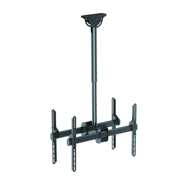 Heavy-duty Ceiling Mount TV Bracket w/ Tilt 25­­°, Swivel 360°, 6° Level Adjustment