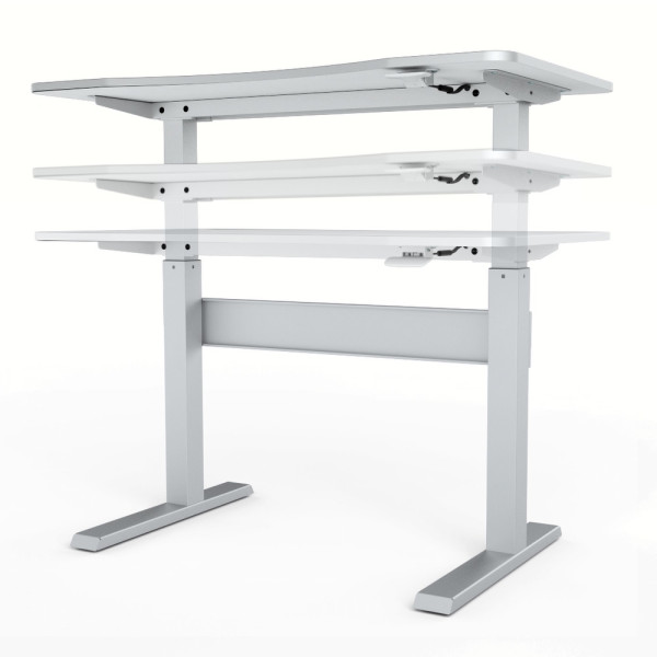 Geo Gas Spring Height Adjustable Pneumatic Desk 