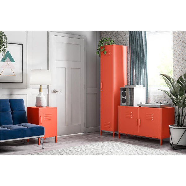 Novogratz Cache Metal Locker End Table