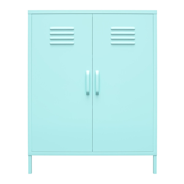 Novogratz Metal Cupboard with Shelves
