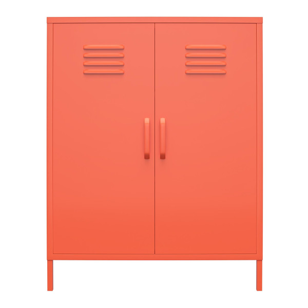 Novogratz Metal Cupboard with Shelves