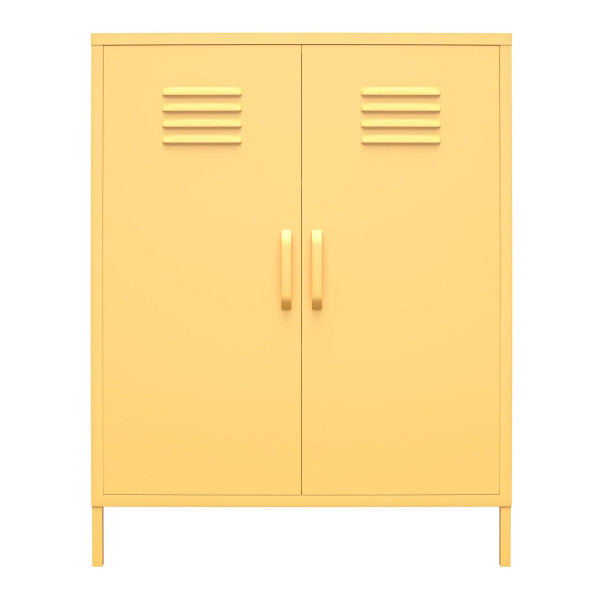 Novogratz Metal Cupboard with Shelves