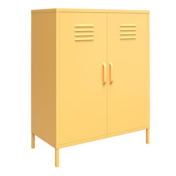 Novogratz Metal Cupboard with Shelves