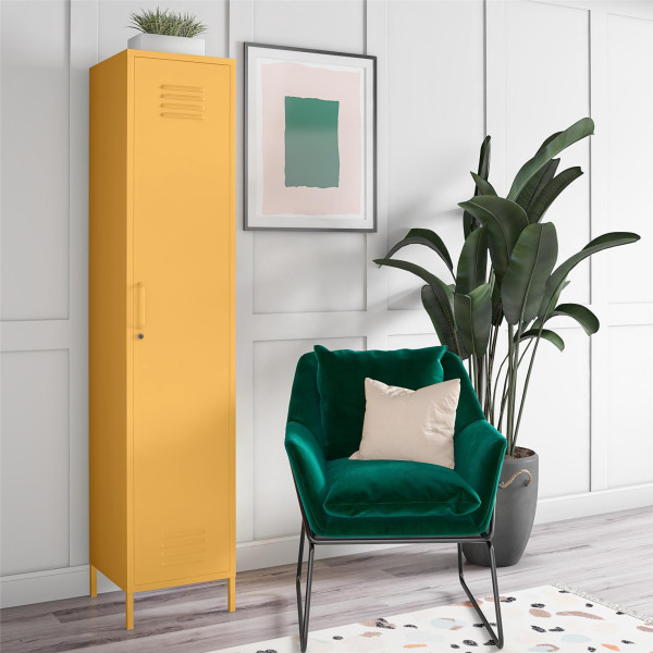 Novogratz Cache Single Metal Locker Storage Cabinet