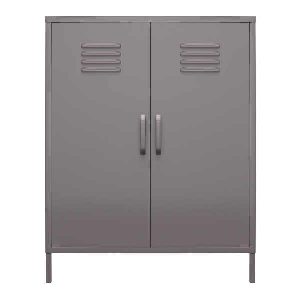 Bradford 2 Door Metal Cupboard with Shelves