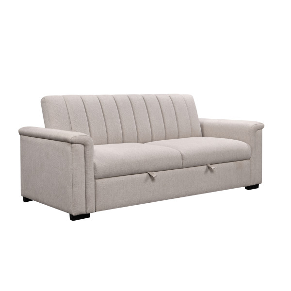 Charlotte Natural 3 Seater Sofa Bed