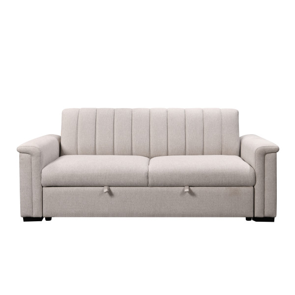 Charlotte Natural 3 Seater Sofa Bed