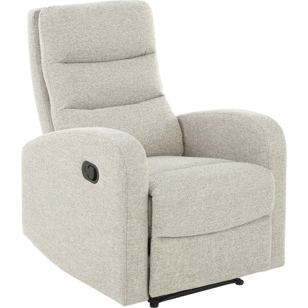 Rena Single Seater Natural Fabric Recliner Chair