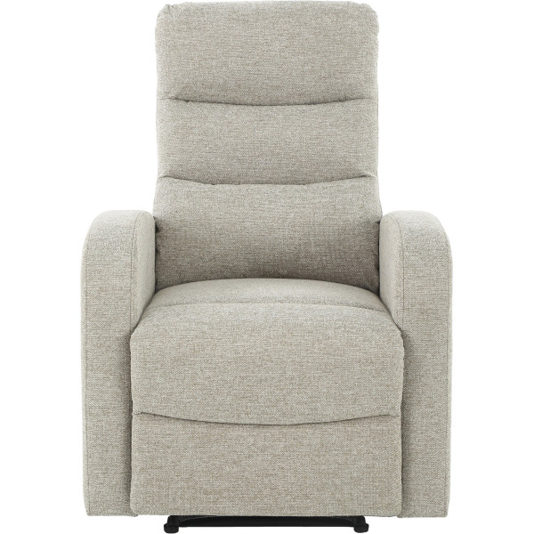 Rena Single Seater Natural Fabric Recliner Chair