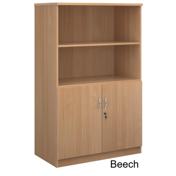 Deluxe Combination Unit With Wood Doors & Open Tops