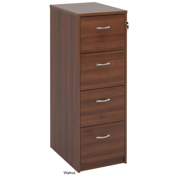 Maestro Lockable Wooden Filing Cabinet - 45KG Capacity Per Draw