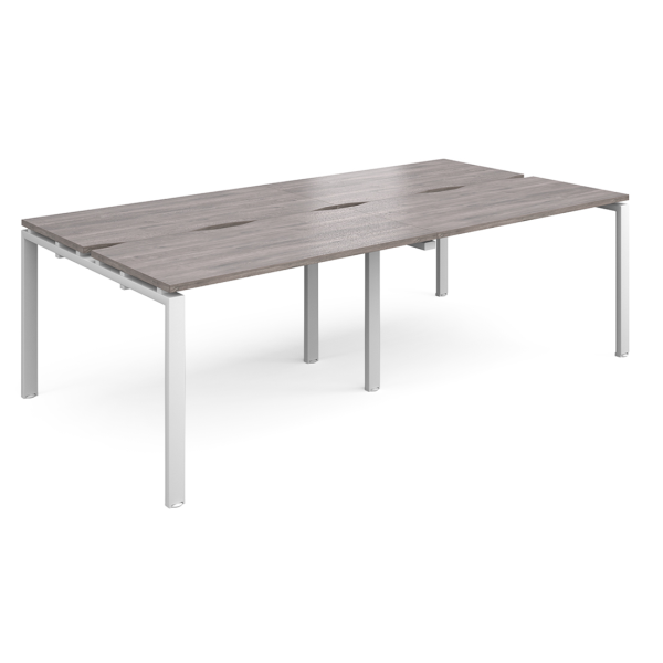 Adapt 1200mm Deep | 4 Person Back to Back Bench Desk