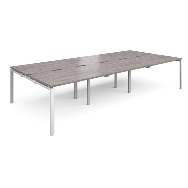 Adapt 6 Person Bench Desk | 1600mm Deep