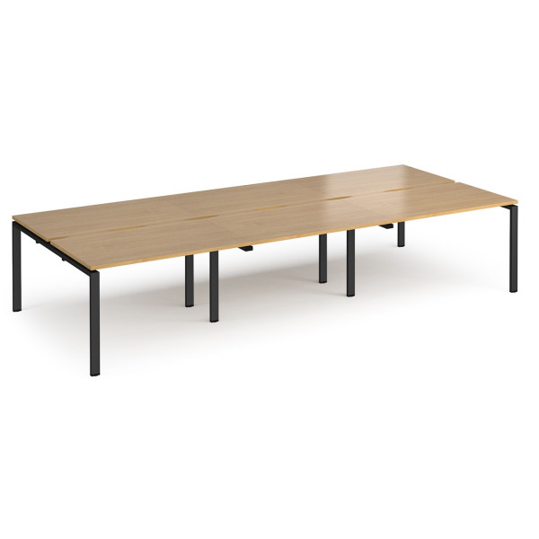 Adapt 6 Person Bench Desk | 1600mm Deep
