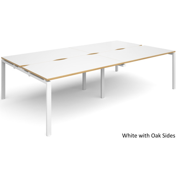 Adapt 1600mm Deep Double Back To Back Desks