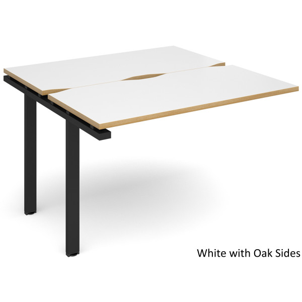 Adapt 1200mm Deep 2 Person Extension Desk