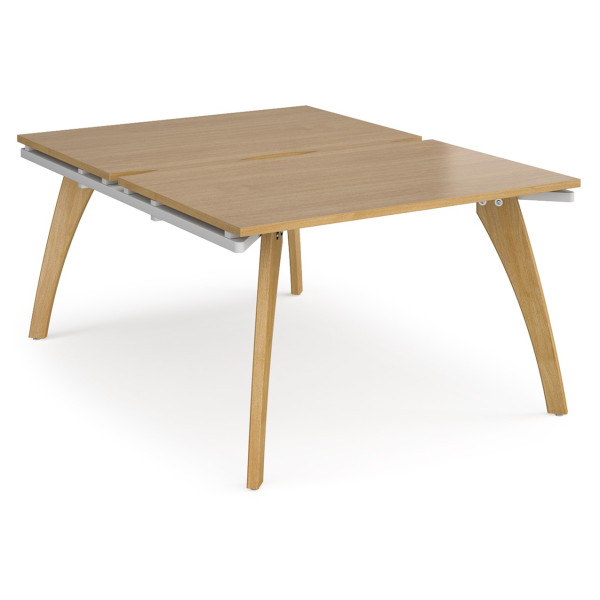 Fuze 1600mm Deep Back to Back Desk - 2 Pod