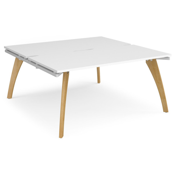 Fuze 1600mm Deep Back to Back Desk - 2 Pod