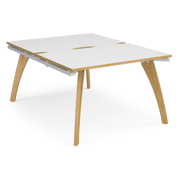 Fuze 1600mm Deep Back to Back Desk - 2 Pod