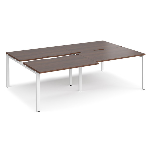 Adapt 1600mm Deep Sliding Top Double Back to Back Bench Desk