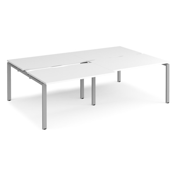 Adapt 1600mm Deep Sliding Top Double Back to Back Bench Desk