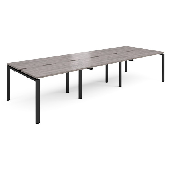 Adapt 1200mm Deep Triple Back To Back Desks