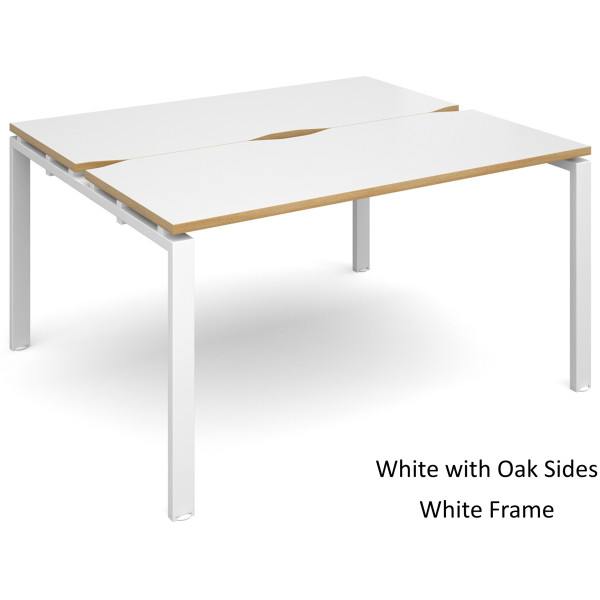 Adapt 1200mm Deep Sliding Top Back to Back Bench Desk