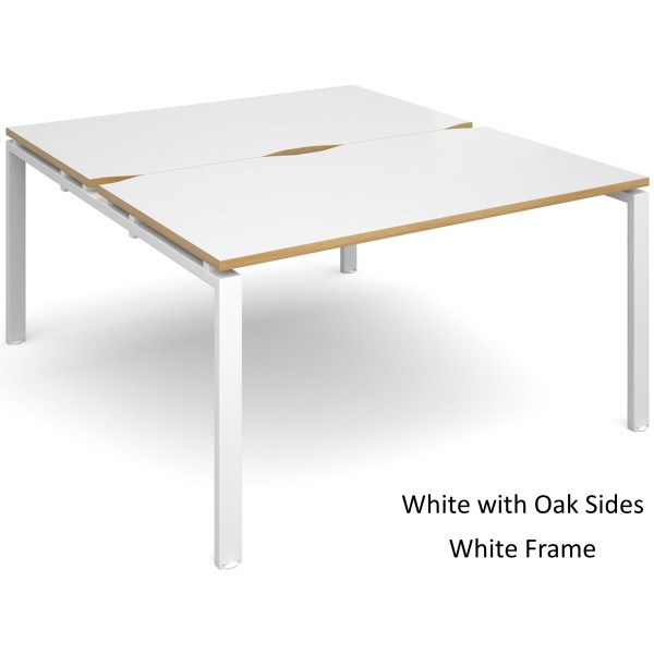 Adapt 1600mm Deep Sliding Top Double Starter Bench Desk