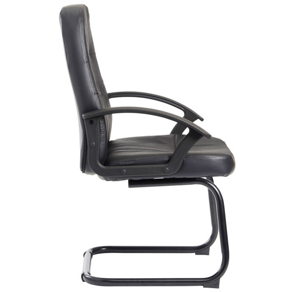 Cavalier Leather Cantilever Chair