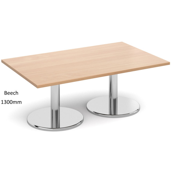 Reception Coffee Table – Chrome Base