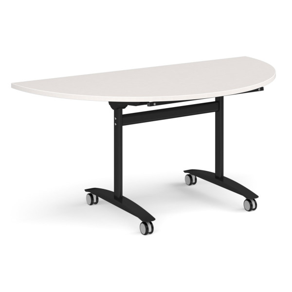 Deluxe Semi-Circular Fliptop Mobile Table