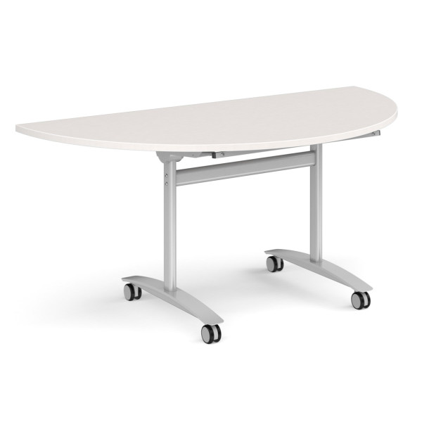 Deluxe Semi-Circular Fliptop Mobile Table