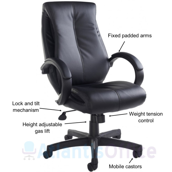 Nantwich Bonded Leather Managers Chair
