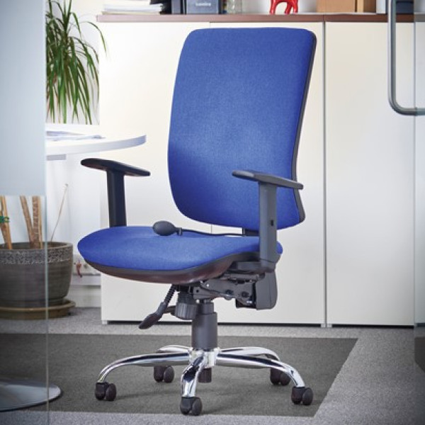 Senza Bespoke Ergonomic 24 Hour High Back Fabric Chair