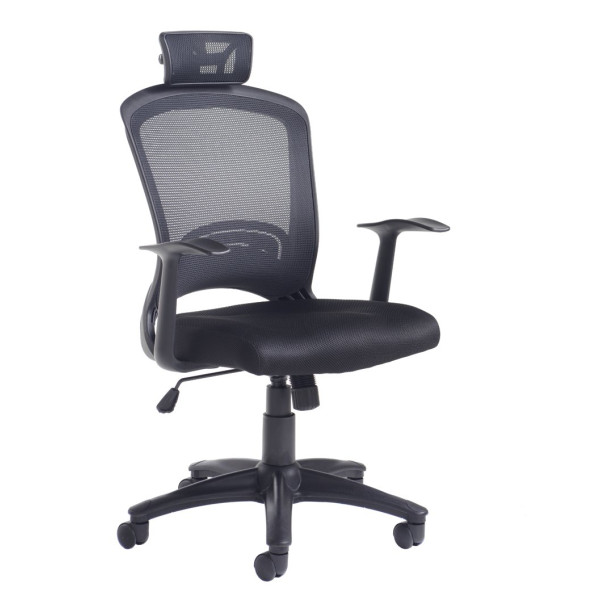 Solaris Mesh Black Operator Chair