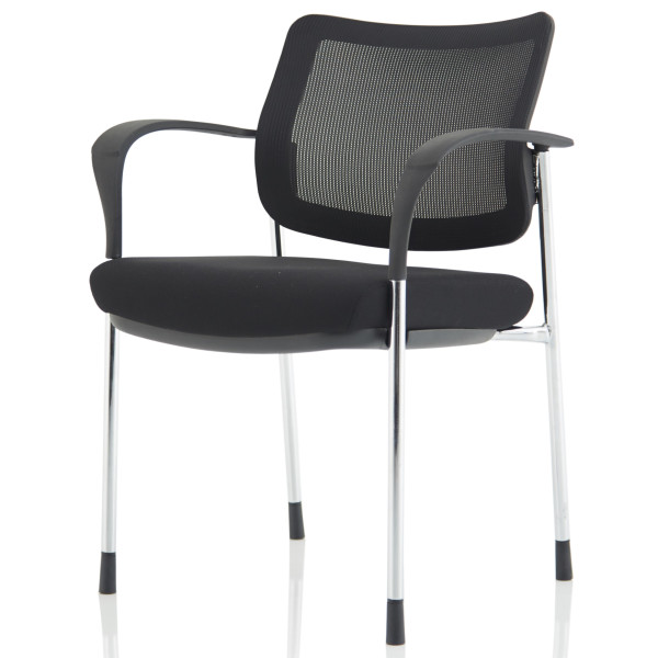 Brunswick Deluxe Mesh Back Visitor Chair with Arms
