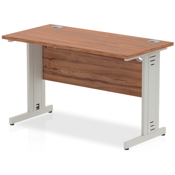 Rayleigh Shallow Cable Managed Straight Office Desk