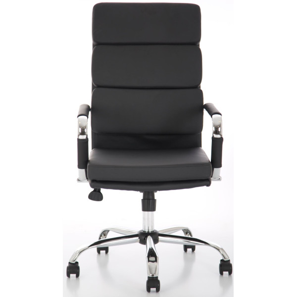 Advocate High Back Black Leather Office Chair