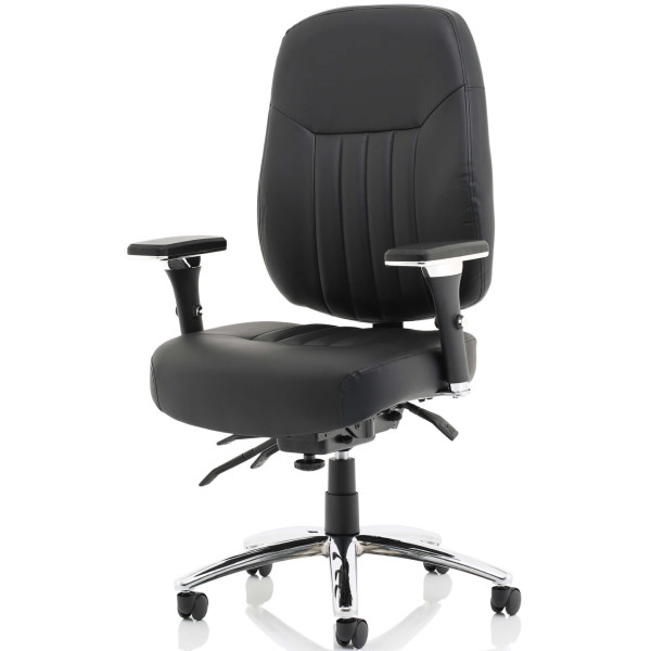 Barcelona Leather 24 Hour Heavy Duty Office Chair  