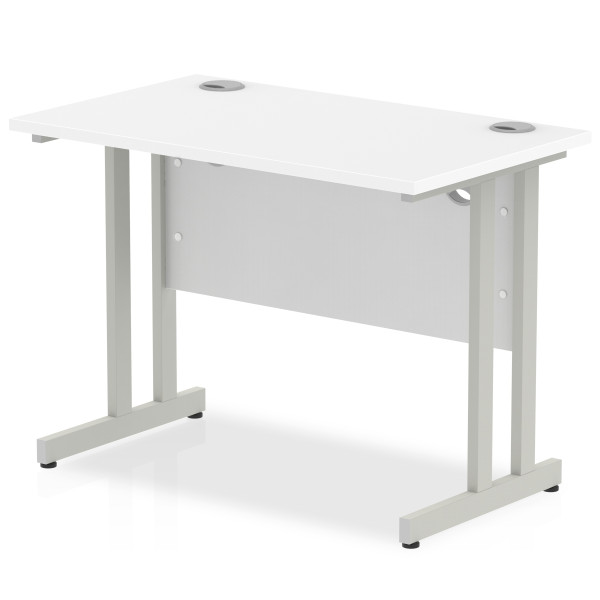 Rayleigh 600mm Deep Cantilever Straight Office Desk